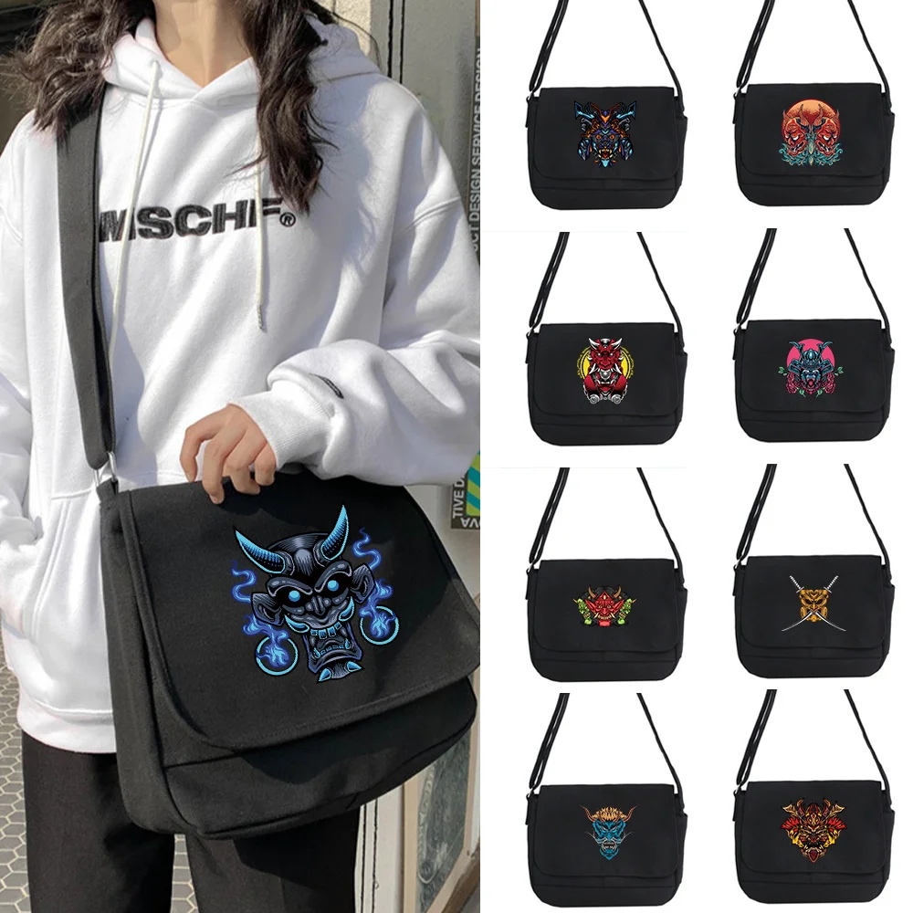 

Monster Pattern Joker Crossbody Bag Multifunctional Adjustable Shoulder Strap Commuter Bag Large Capacity Shoulder Bag