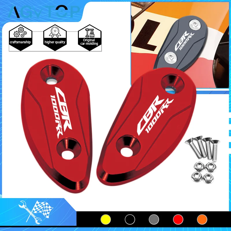 

New Rear Mirror Hole Cover For CBR1000RR CBR1000 RR cbr1000rr Motorcycle CNC Windscreen Windshield Driven Mirror Eliminators Cap
