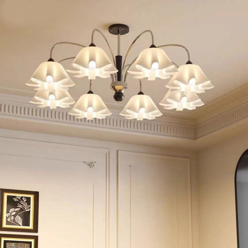 Medieval retro high-end hall main light study bedroom art eye protection light