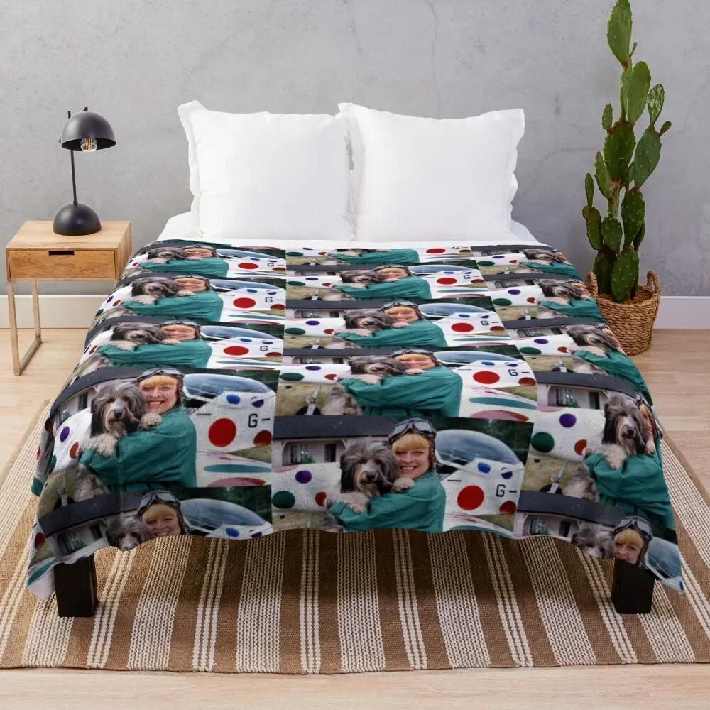

Come outside Throw Blanket Faux Fur Soft Warm Blanket for Bed