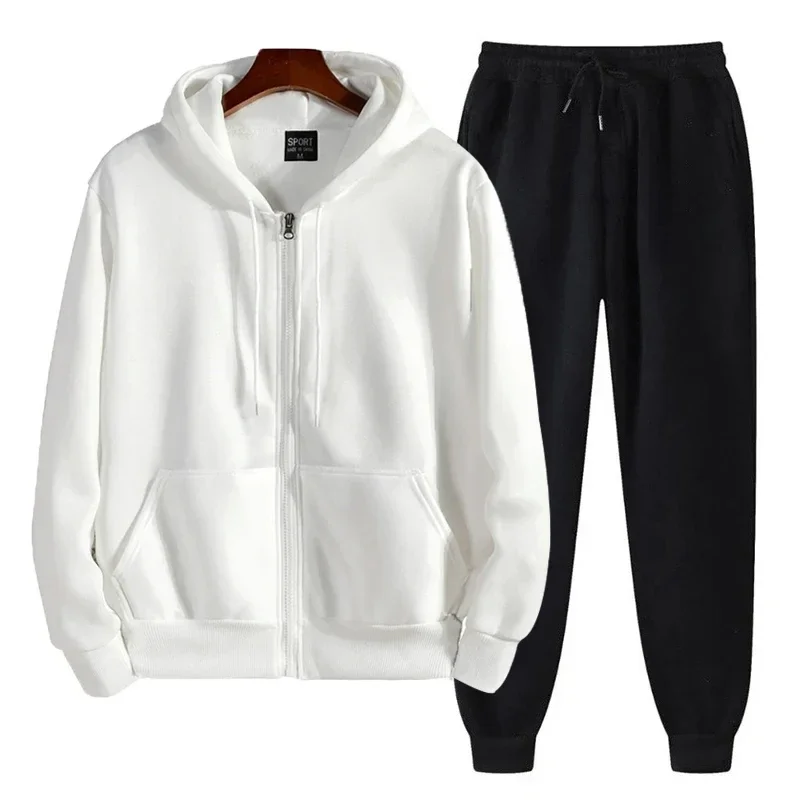 Sweatshirt Zipper Coat Man Hoodie Casual Sweatpants Male Fashion Daily Dressing Jogging Autumn Winter Sports Hot Sales Versatile