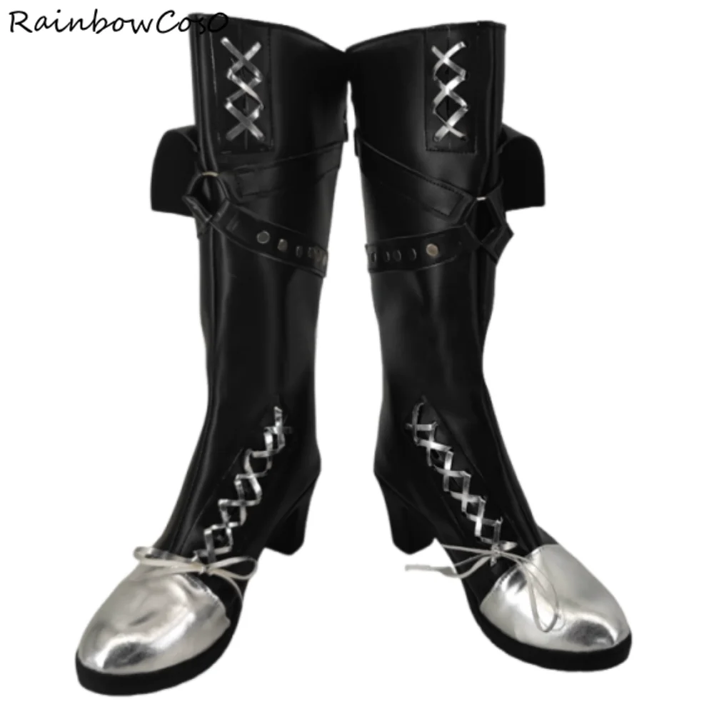 Mostima Arknights Cosplay Sapatos Botas Jogo Anime Halloween Natal RainbowCos0 W4674