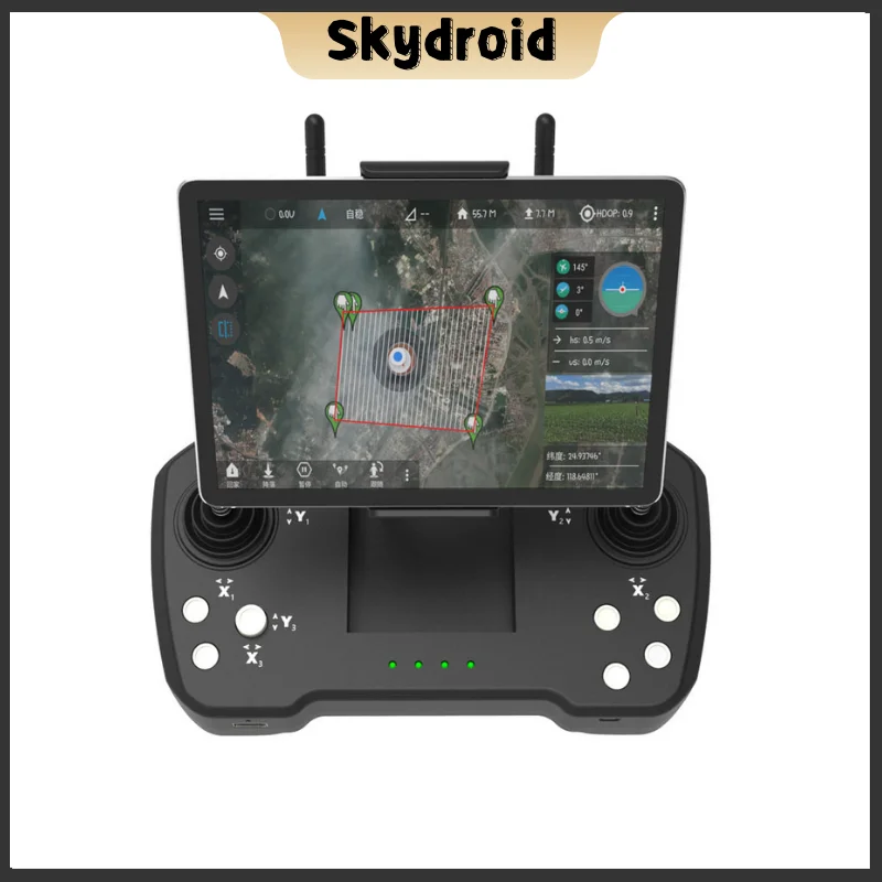 Skydroid T12 2.4GHz 12CH Remote Control With R12 Receiver/Mini Camera/20km Digital Map Transmission For Plant Protection Machine