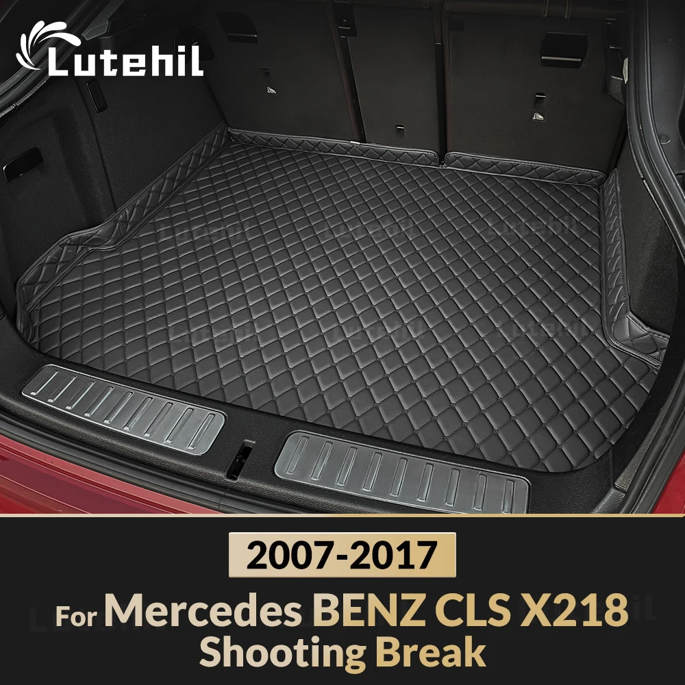 Lutehil Car Trunk Mat For Mercedes Benz CLS Shooting Break (5 Seats) X218 2007-2017 08 09 10 11 12 13 14 15 16 Cargo Liner