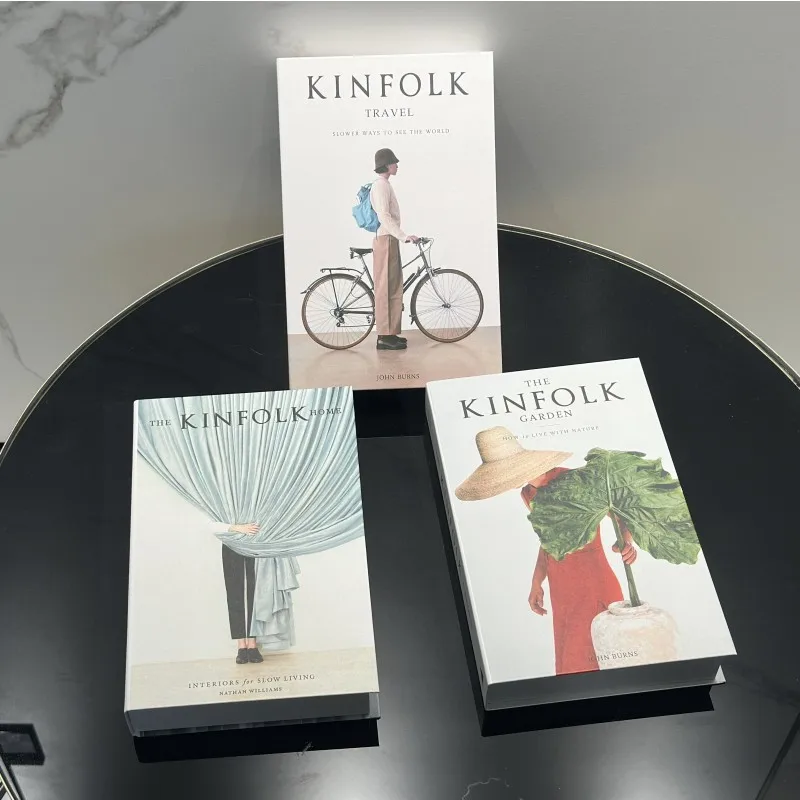 كتب مزيفة لديكور المنزل ، كتاب زخرفي فاخر ، رف كتب لطاولة القهوة ، غرف المعيشة ، الموضة ، 3 + لكل مجموعة #1