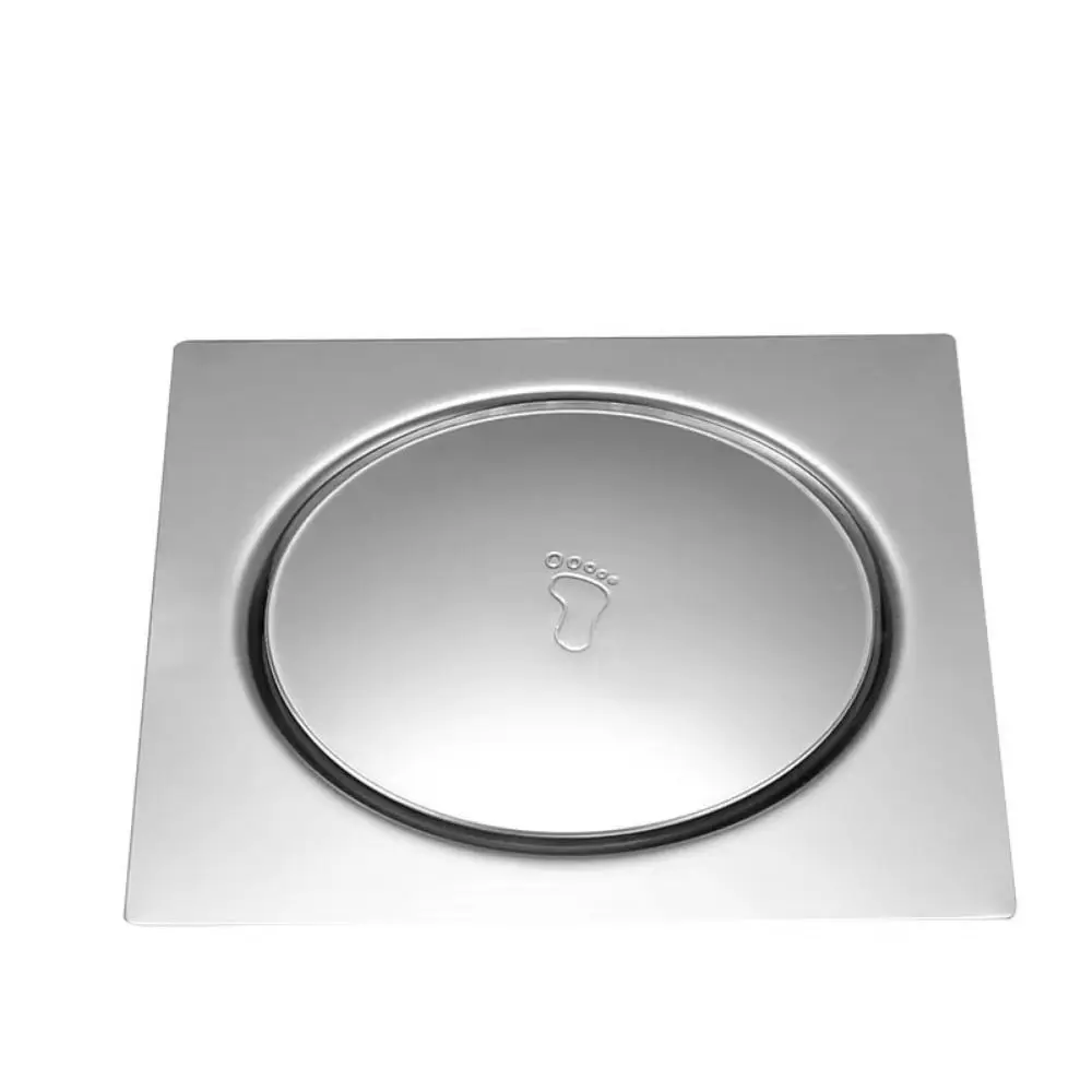 

Removable Square Shower Drain Rust-proof Waterproof Bathroom Hair Strainer Rubber Gasket Anti-odor Floor Hair Catcher Home