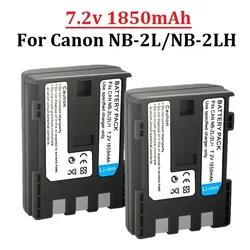 1850mAh NB-2L NB2L NB-2LH NB 2LH NB2LH Digital Camera Battery For Canon Rebel XT XTi 350D 400D G9 G7 S80 S70 S30 S50 L10 HV20