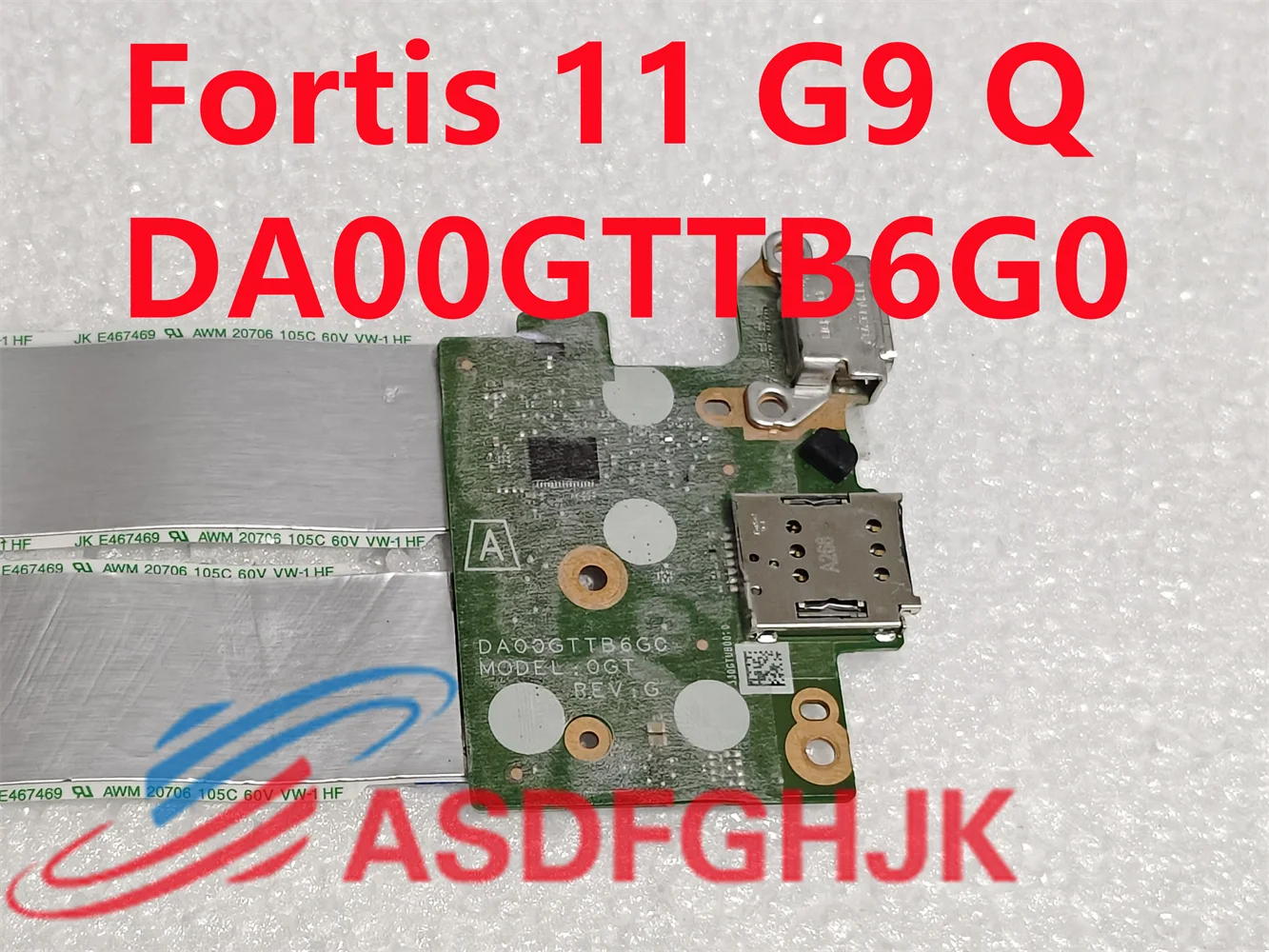 Original DA00GTTB6G0 for HP Fortis 11 G9 Q Chromebook laptop USB Type-C power strip 100% test normal