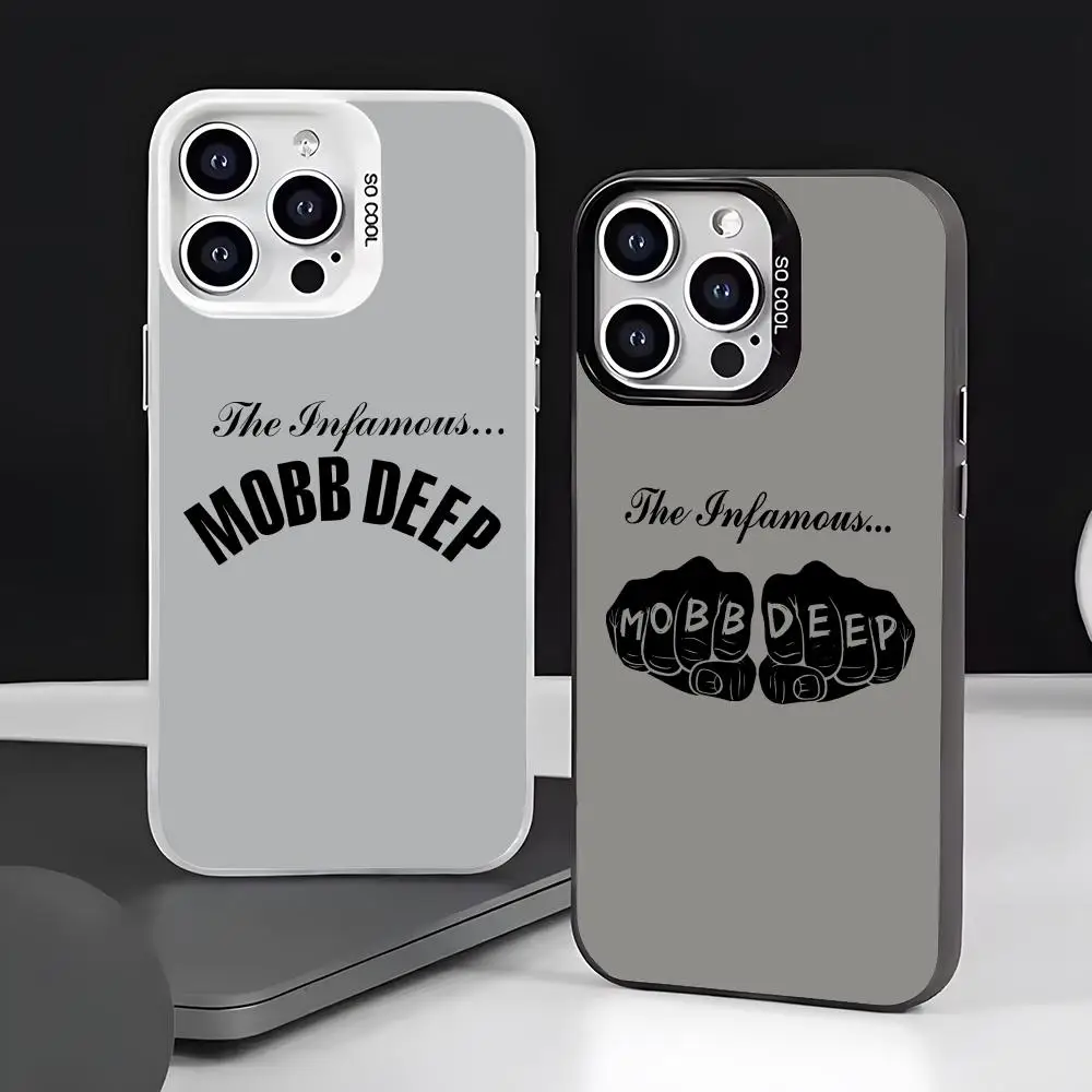 M-Mobb Deep Rapper Cool Phone Case For IPhone 17 16 15 14 13 12 11 Pro Max Air Matte Laser Aurora Shockproof Phone Case