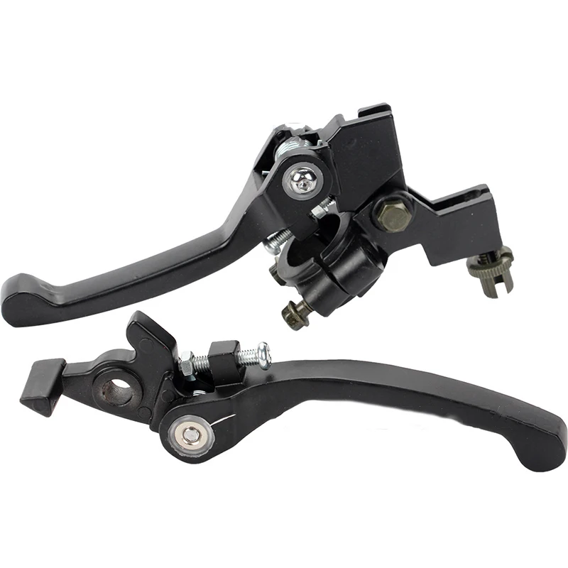 

1pcs KLX CRF XR50-250 Folding Handlebar Brake Black Folding Aluminum Clutch Brake Lever Bike Motorcycle Clutch Brake Lever Perch