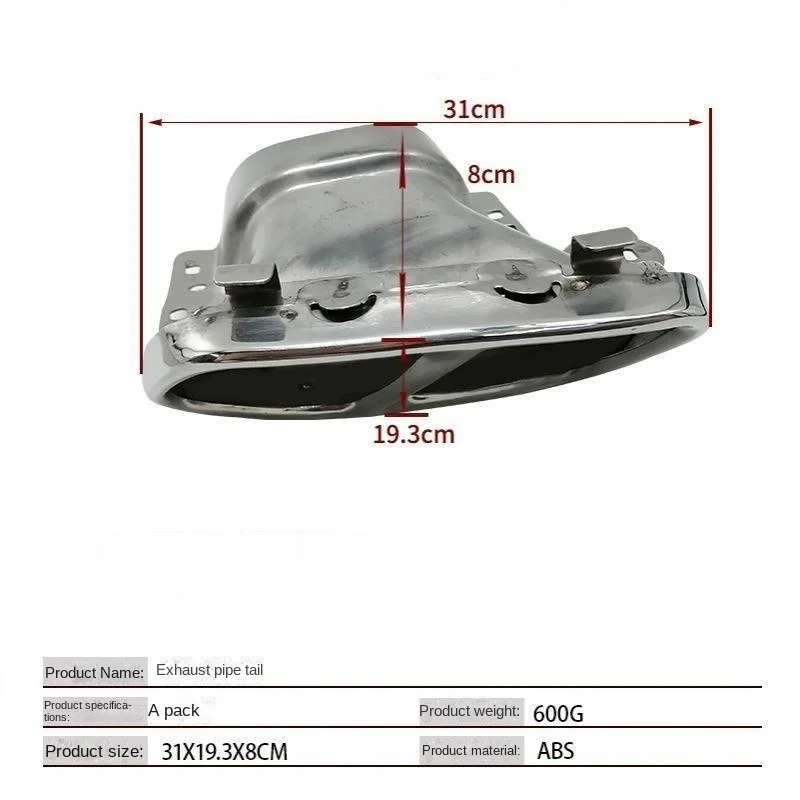 Applicable 2008-2017 Mercedes Benz S-Class L-Class GL-Class W221 Muffler Tailpipe 2214901727 2214901527