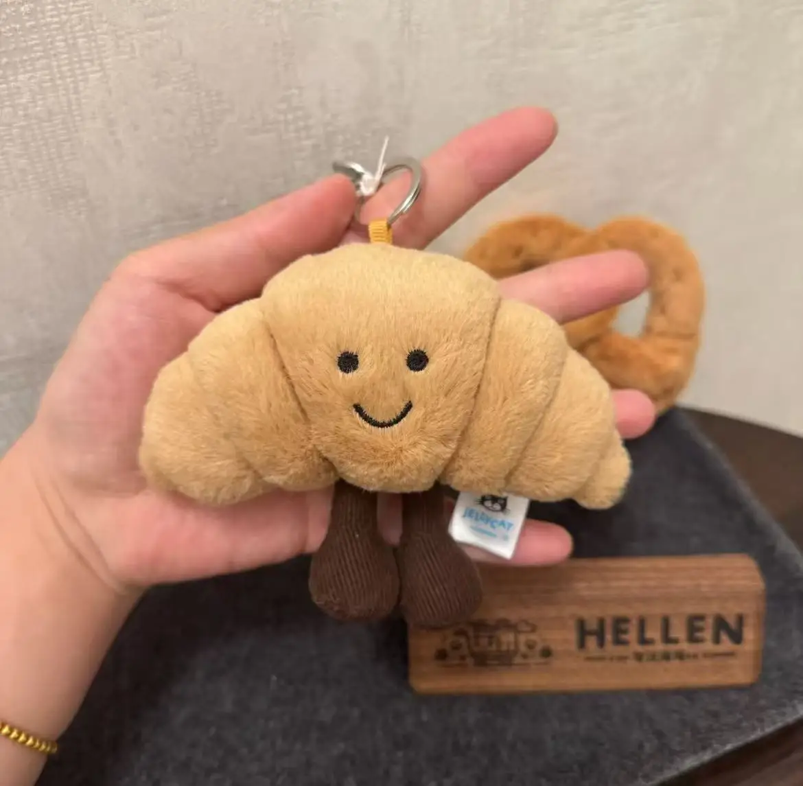 

Брелок Jel Fun Series, милый успокаивающий компаньон, плюшевая кукла, успокаивающая игрушка, праздничные подарки