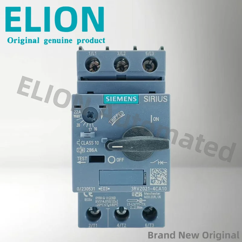 

Brand New 3RV2021-4CA10 3rv2021-4ca10 Thermistor Motor Protection Relay Original