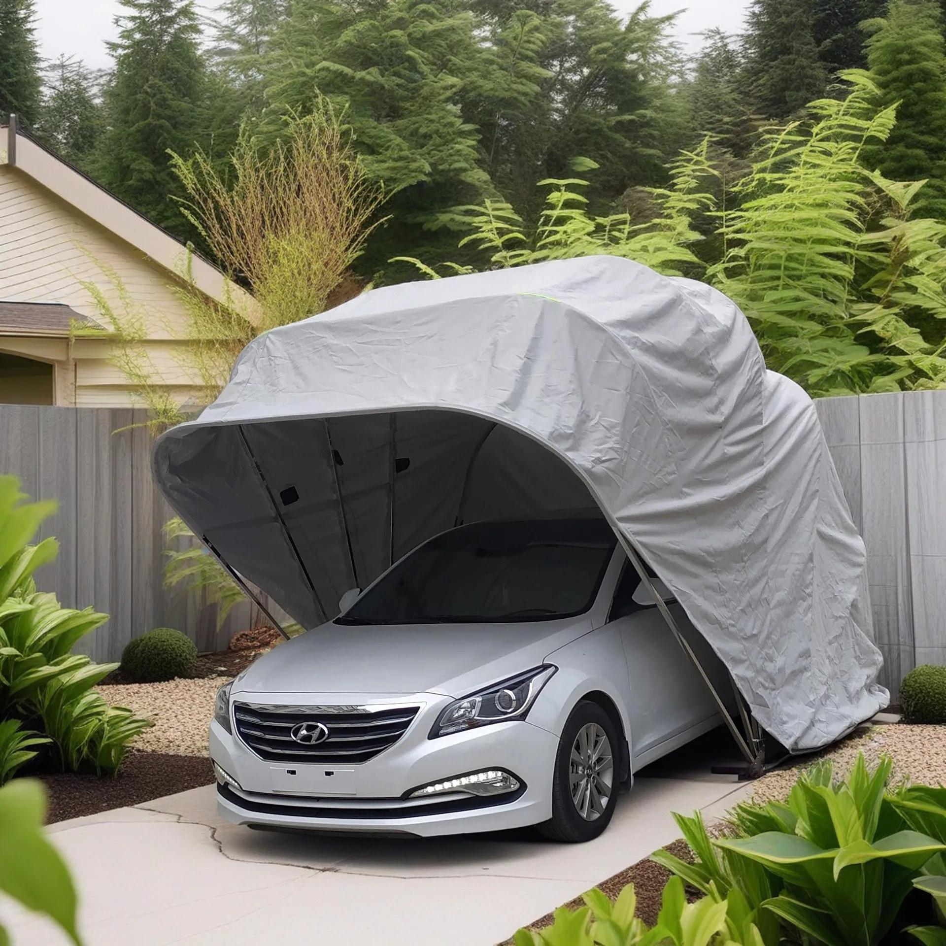 

Полностью автоматические выдвижные автомобильные навесы, солнцезащитный навес для улицы