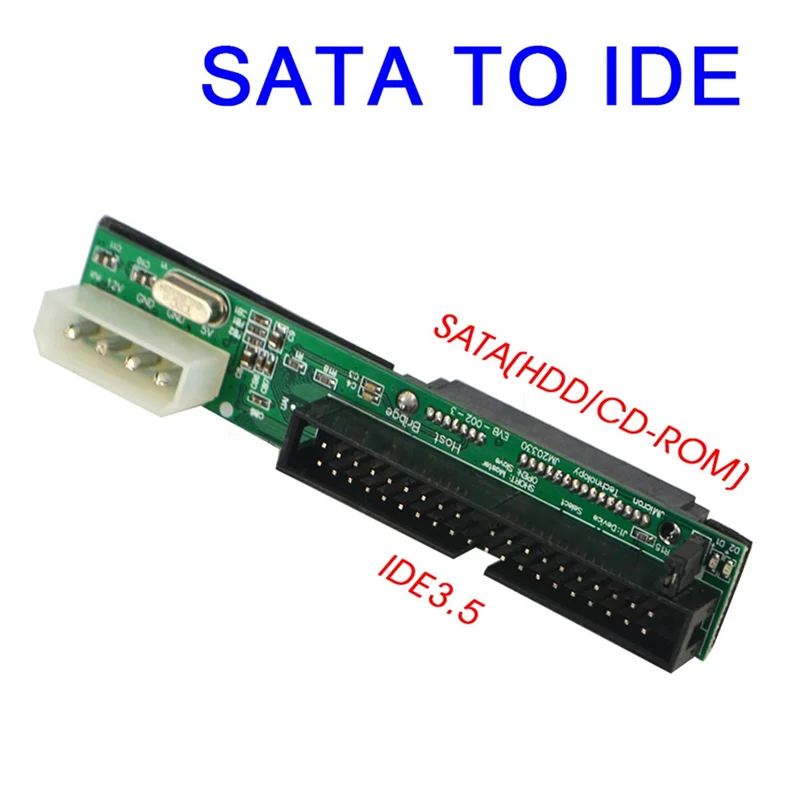 Sata ke IDE konverter adaptor 2.5 Sata betina Ke 3.5 inci IDE jantan 40 Pin Port 1,5gbs mendukung ATA 133 100 HDD CD dvd-b kehidupan