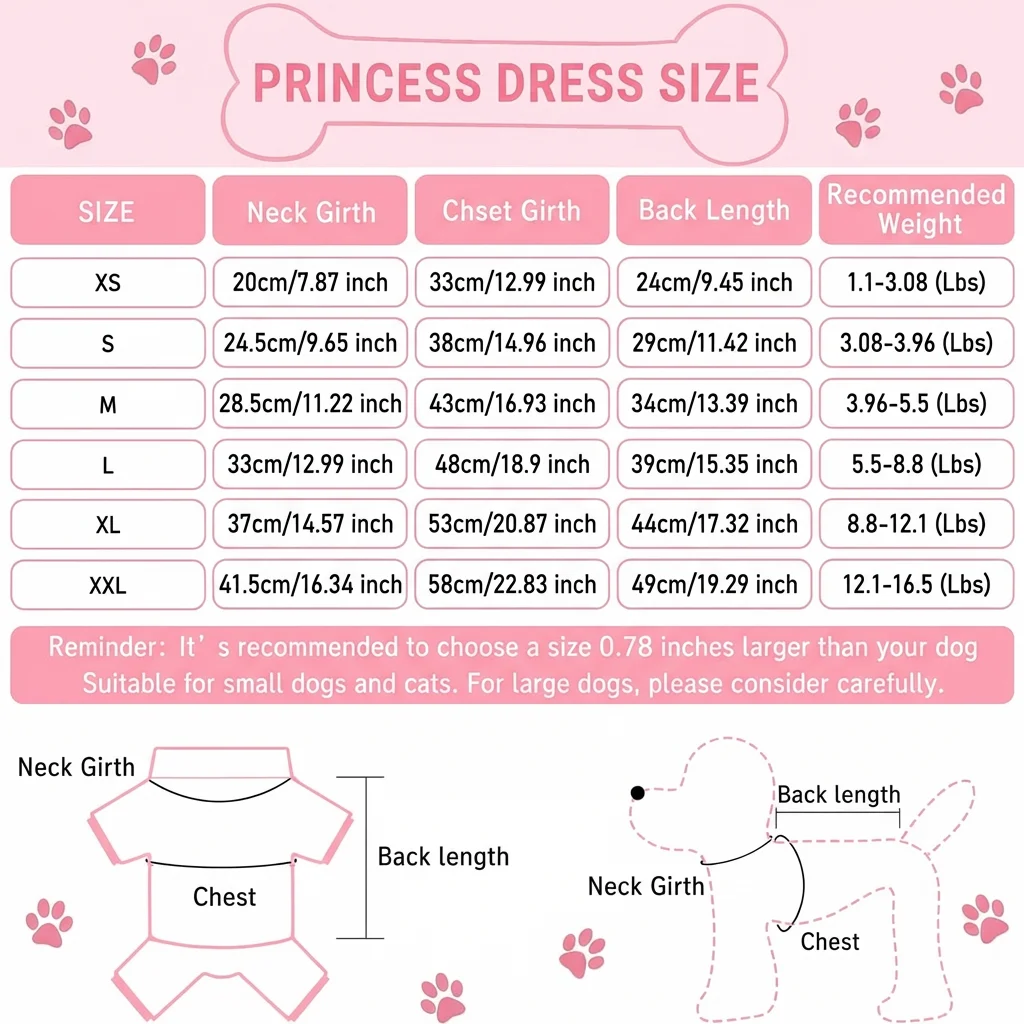 Vestido chaleco para perro blanco cuadros azules con lazo y corazones - imagen 5