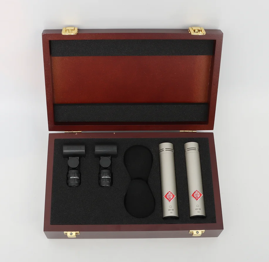 Hot Sale KM 184  Professional XLR Microphone Condenser Studio Recording Metal Plug-play Wired Dual Microphone for Singing