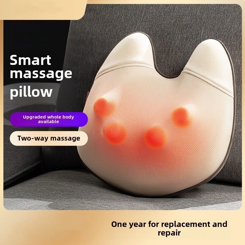 

Back Massager with Heat FSA/HSA Eligible, wirelessly Neck for Deep Tissue, Shiatsu Shoulder Massage Pillow Full Body, Ideal Gift
