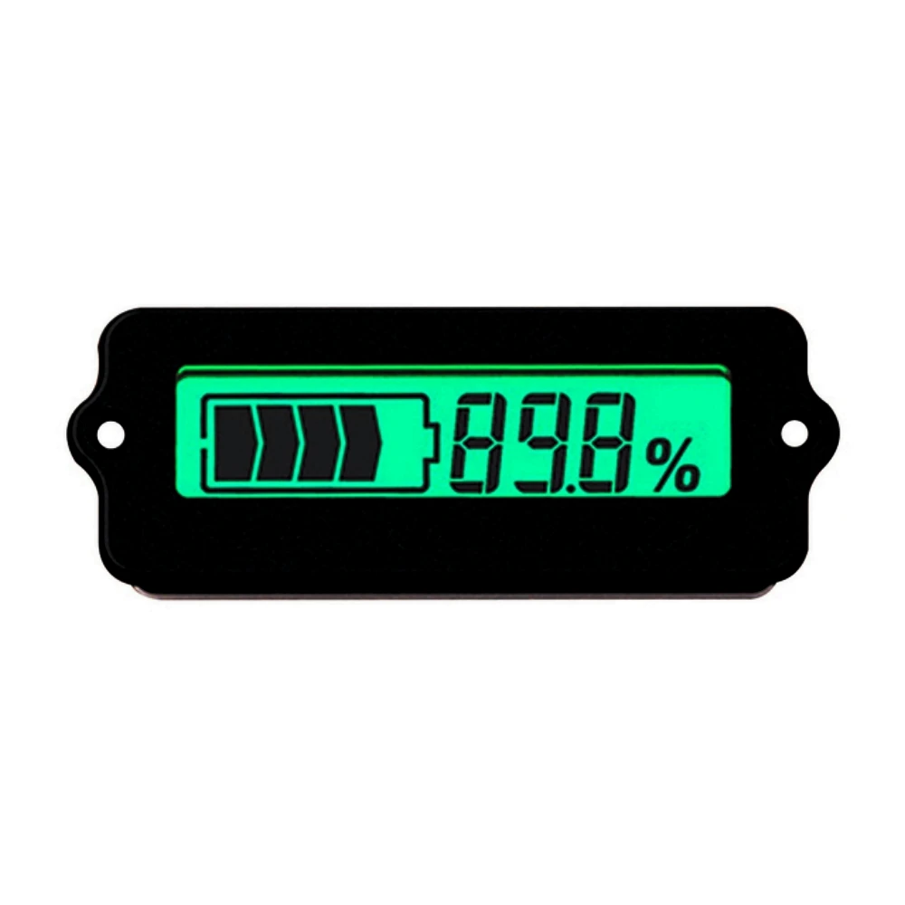 LY6W 12V 24V 36V 48V Lead Acid Battery Capacity Indicator LCD Digital Display Meter Lithium Battery Power Level Detector Tester