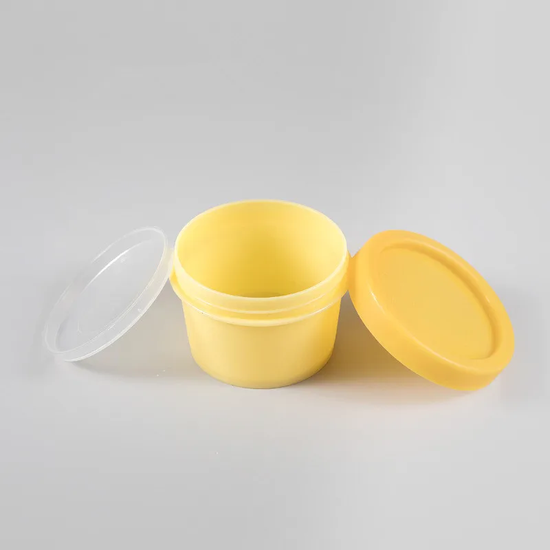 10/30 قطعة وعاء جرة فارغ 50 جرام 100 جرام 200 جرام متعدد الألوان البلاستيك مستحضرات التجميل ماكياج الوجه كريم الحاويات وعاء الآيس كريم مع غطاء داخلي