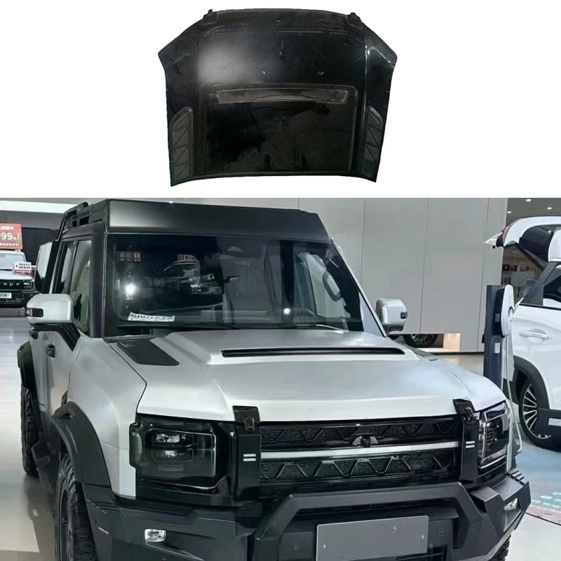 Car High Quality Hood Cover Fit for JETOUR Traveler T2 2023-2024 JMK Official Modified Upgrades Car Exterior Accessories