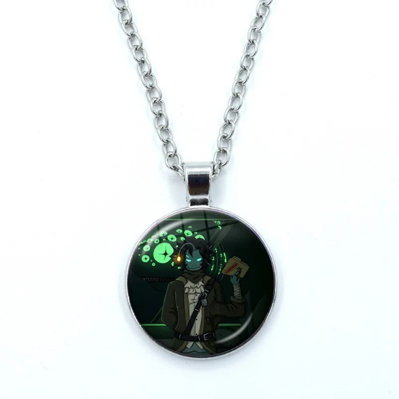 Sebastian Solace Necklace for Women Jewelry Funny Cute Cartoon Cabochon Glass Pendant Fashion Crystal Necklace Wholesale