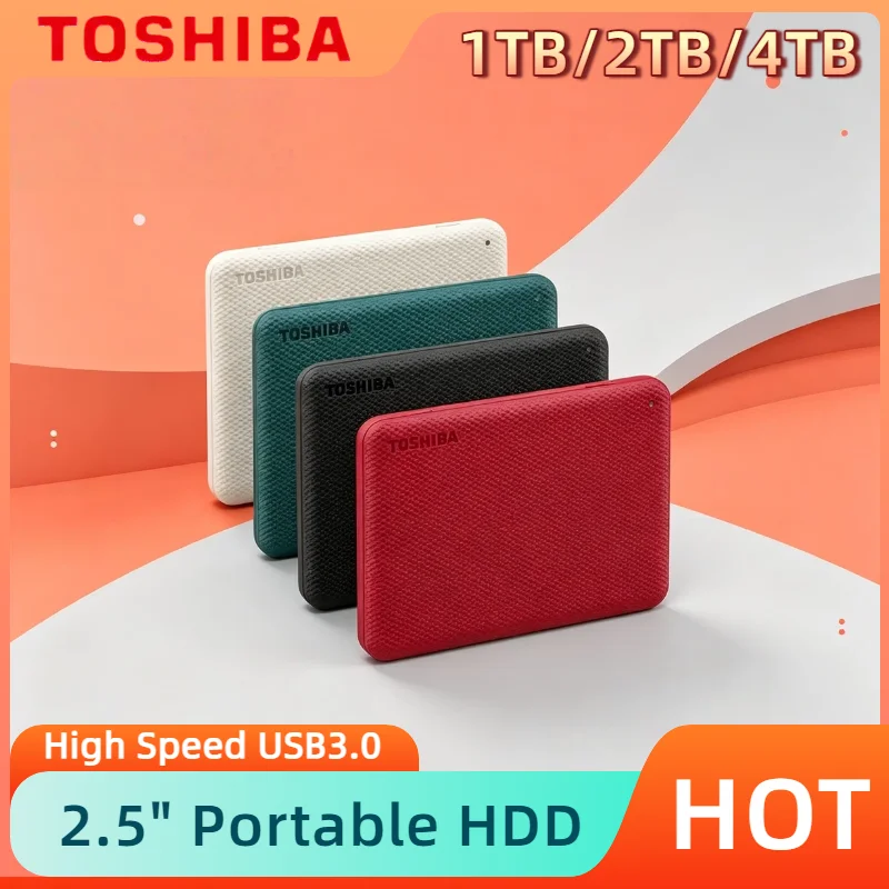 Toshiba V10 Canvio Advanced Portable External Hard Drive USB 3.0 2.5 " 1TB 2TB 4TB HDD Disk Mobile 2.5 For Laptop Computer