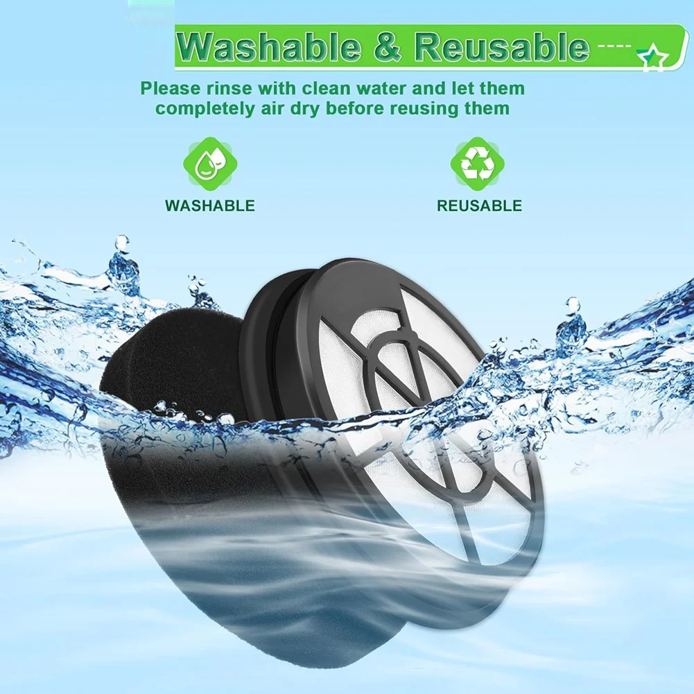 فلتر مكنسة A05G-NEN110A، للمكنسة الكهربائية Eureka Whirlwind بدون كيس NEN110B (4 عبوات)