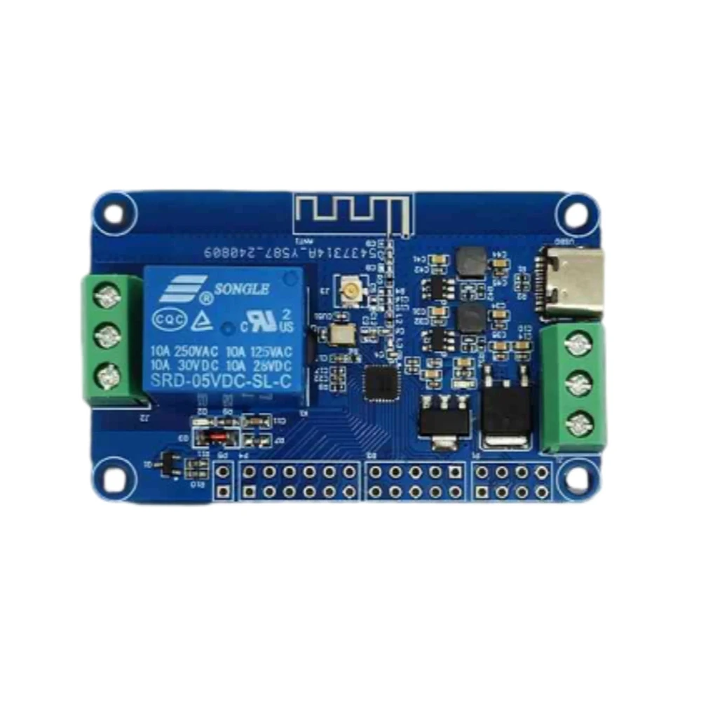 DC7-12V/USB5V Power Supply BK7238 Chip Single Relay Module WIFI+BLE Iot Development Relay Board Supports 20MHz Channels