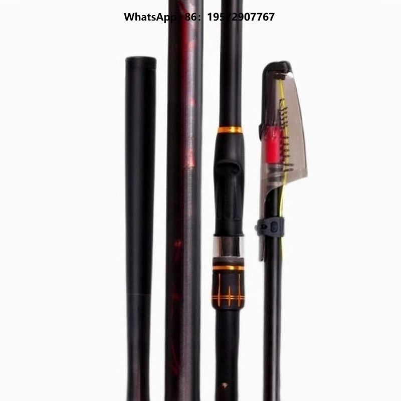 Rock Fishing Rod Stainless Steel Frame Fast Action Spinning Rod Composite Wheel Block Guide Ring Sea