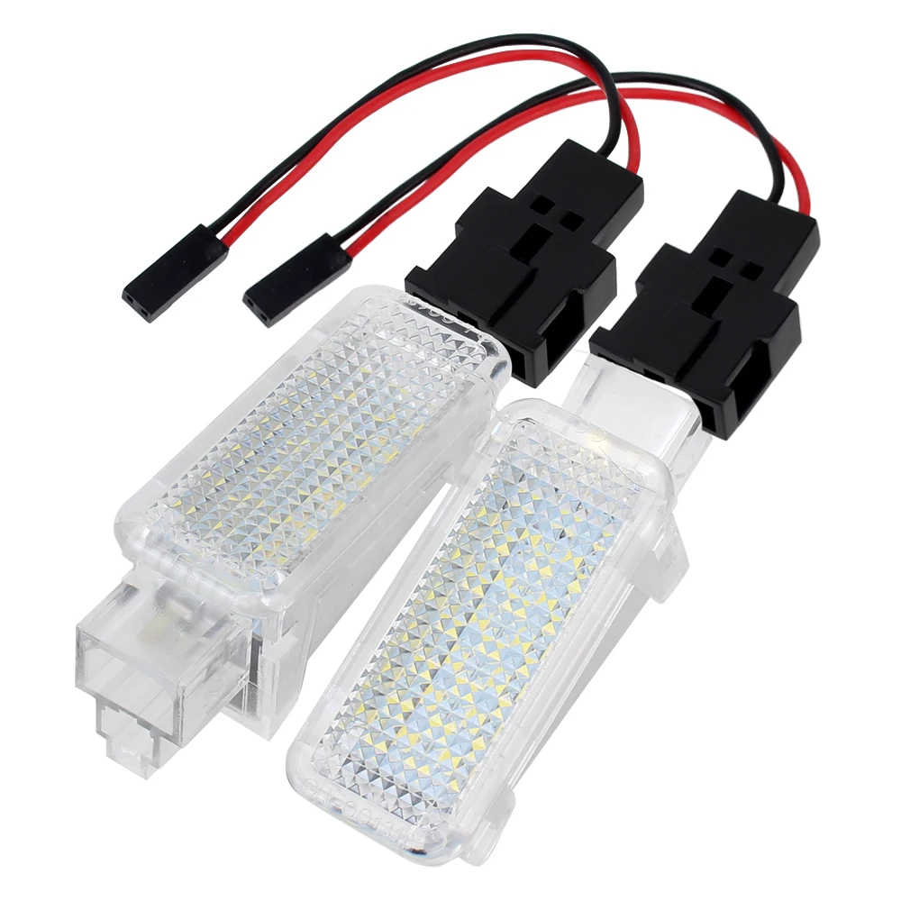 LED Trunk Boot Lights LED Compartment Light 2PCS Car Trunk Lamp Led Luggage Light For Skoda Octavia Fabia Superb Roomster Kodiaq