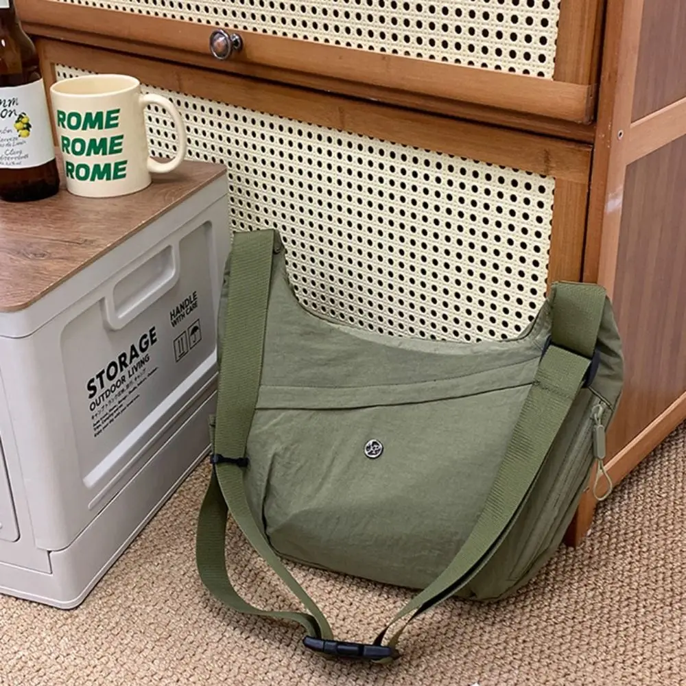 

Модная корейская нейлоновая сумка через плечо, холщовая сумка-тоут, сумка из оксфордской ткани, вместительная универсальная сумка-пельмень для женщин