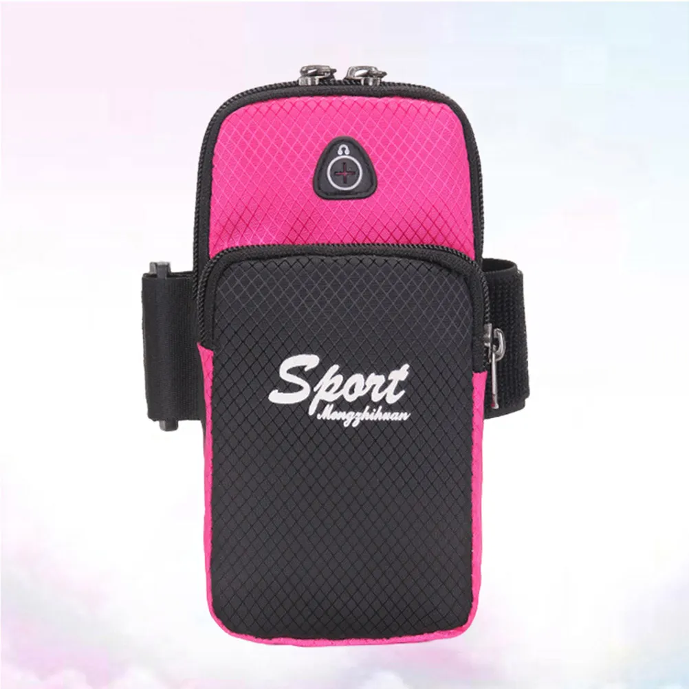 

Rose Red Eco Friendly Lightweight Sports Armband for Running Outdoor Climbing Waterproof Shockproof Mobile