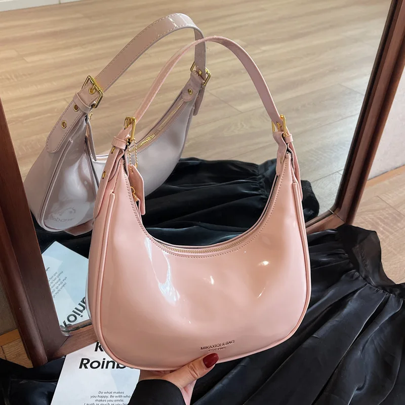 

2025 Summer New Crescent Bag for Women Luxury Fashion Shoulder Bag Crossbody Bag Underarm Bag High Quality Korean Style
