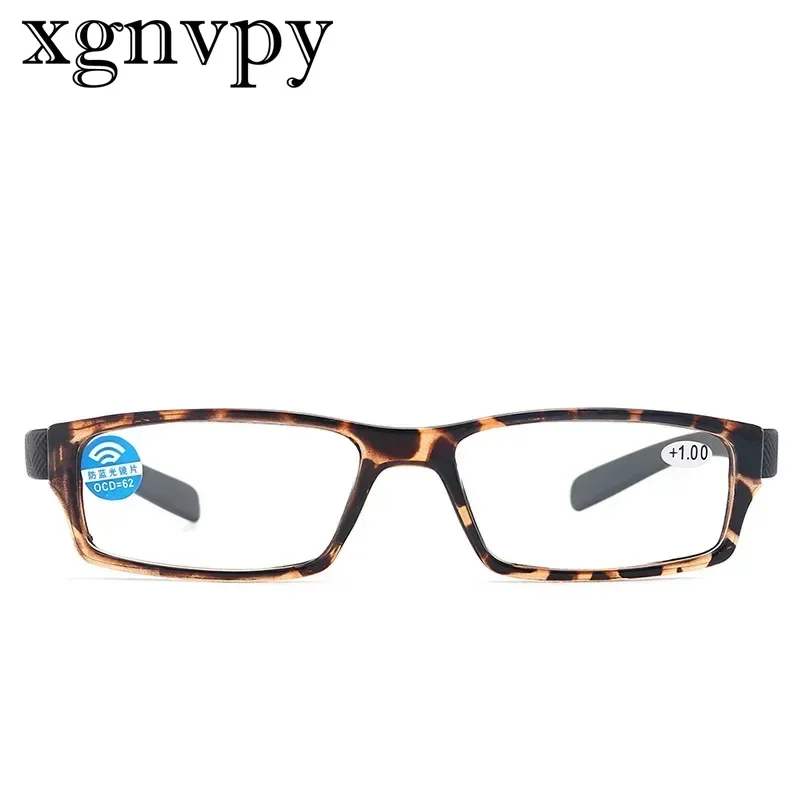 Xgnvpy      Anti-Blue Light Eye Glasses - Stylish Square Frame, Comfortable Reading, Retro Design for Vision Care