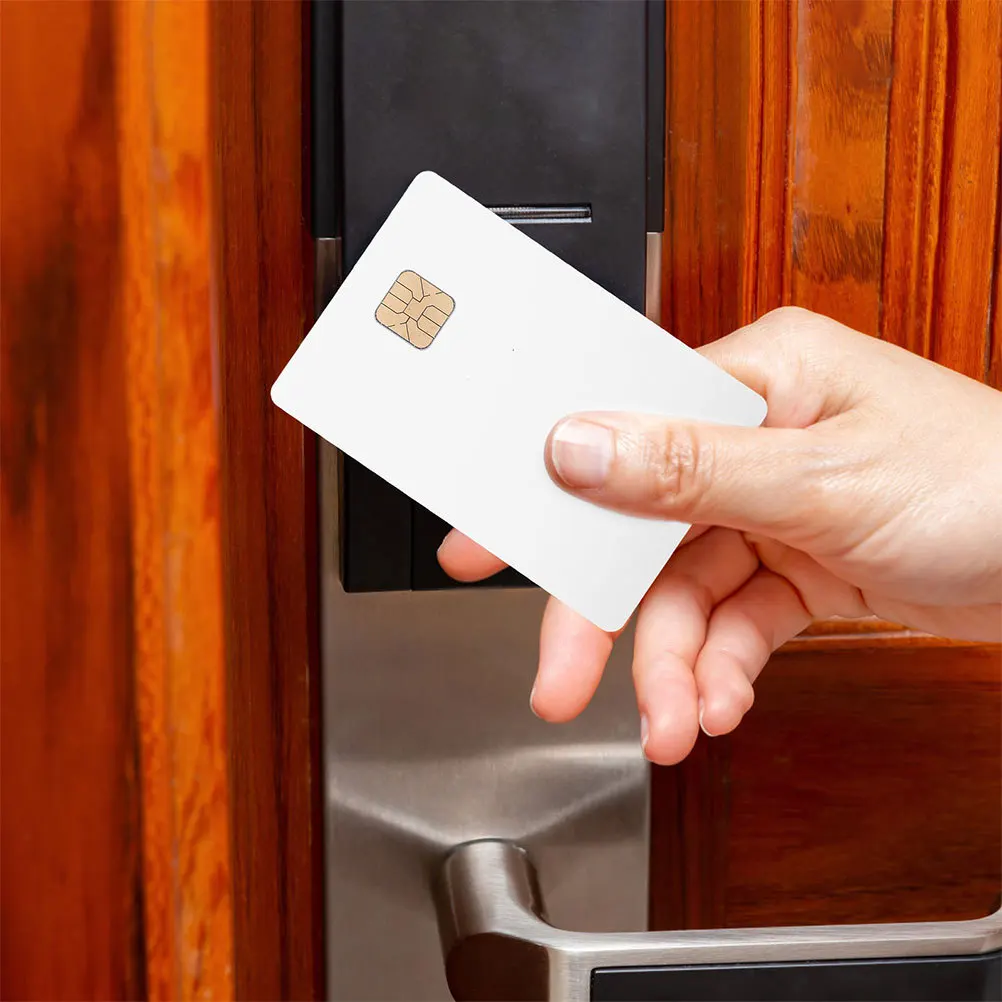 Tarjetas de identificación del conductor, tarjeta inteligente de PVC en blanco, Compatible con sistema de Control de acceso, tarjetas de identificación blancas imprimibles para camión, 6 uds.