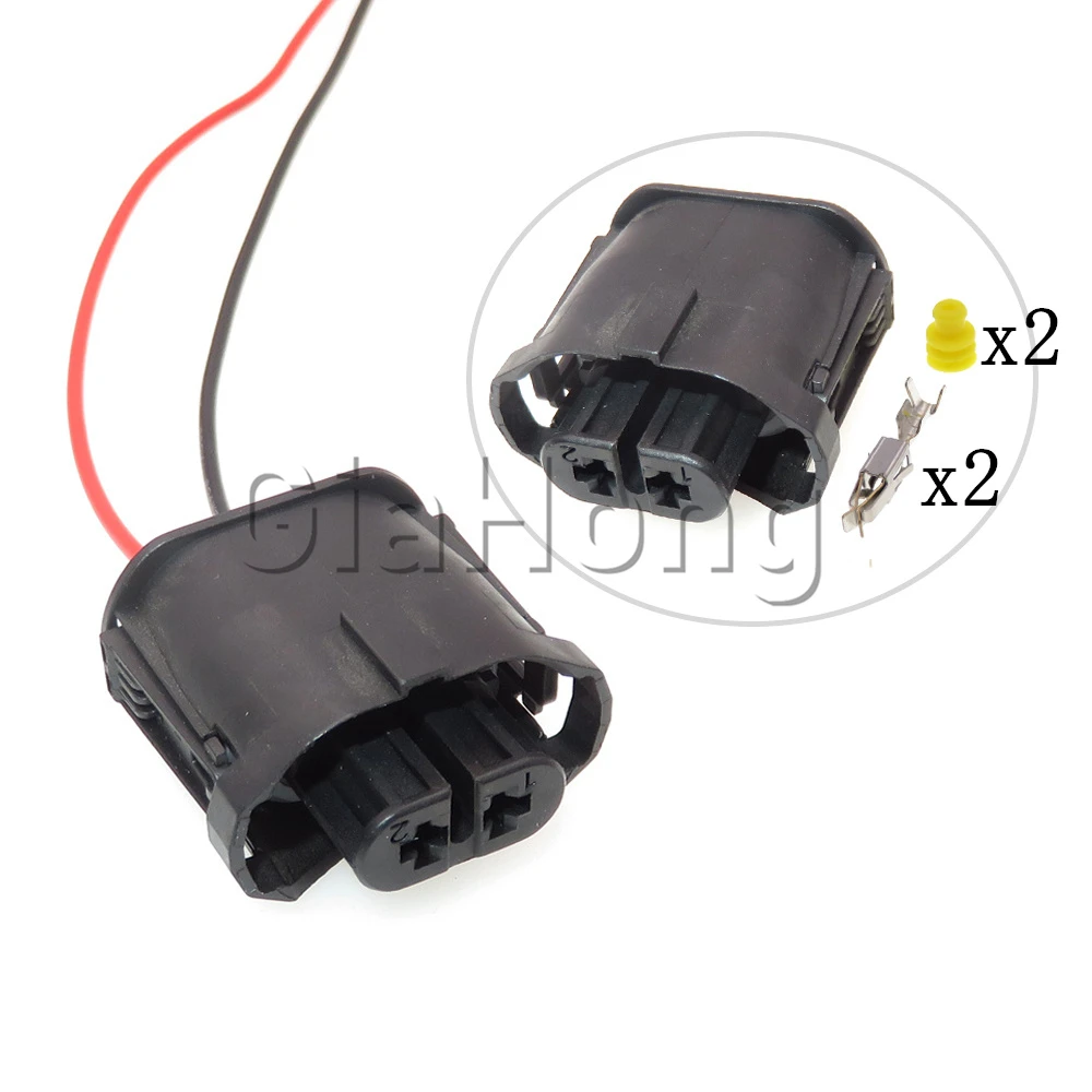 

1 Set 2 Ways Starter Accessories Car Fog Light Sealed Cable Harness Socket For BMW 1-1355668-2 Automobile Electrical Connector