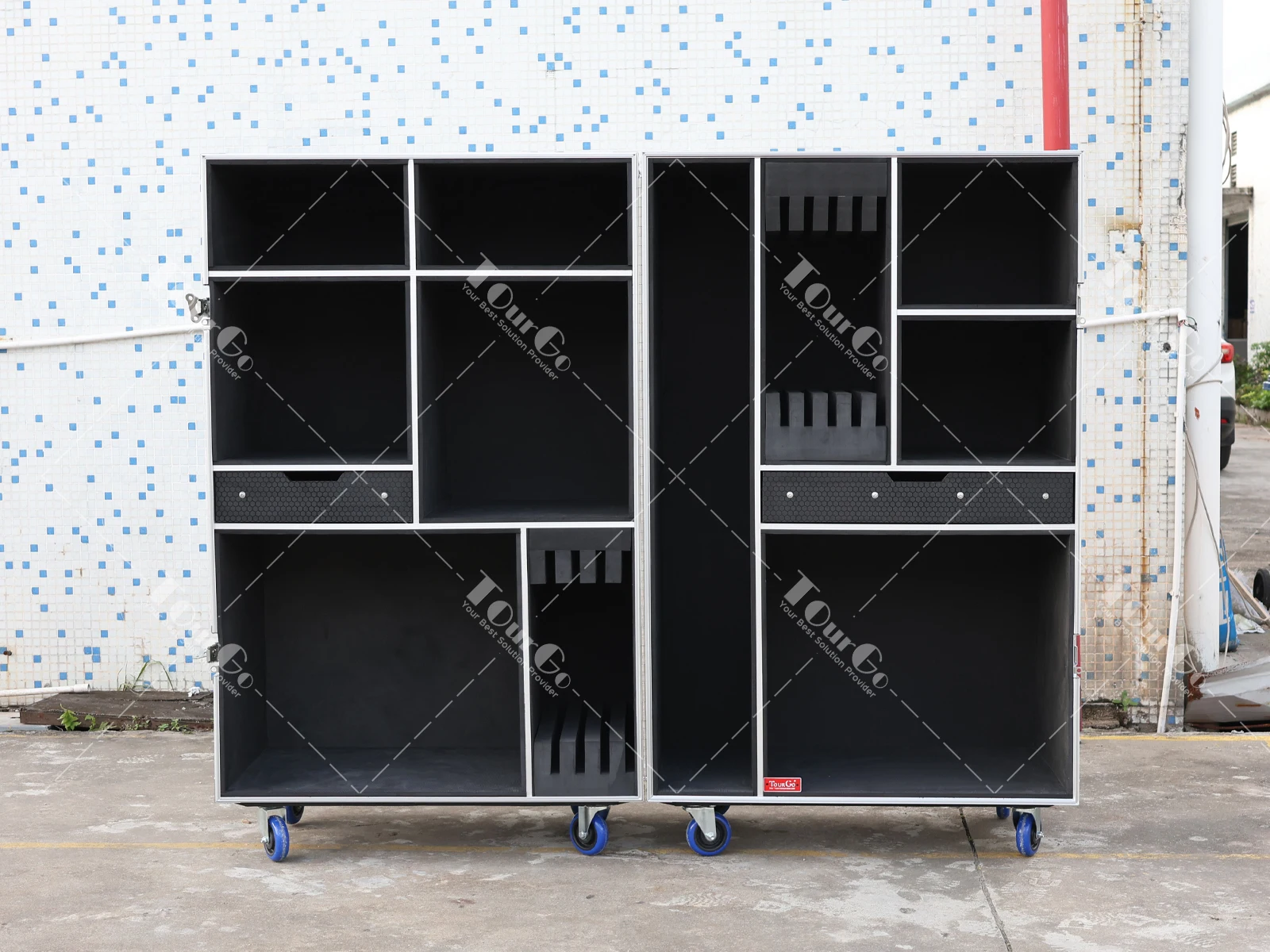 Drumset Flightcase Road Case voor Drumstel