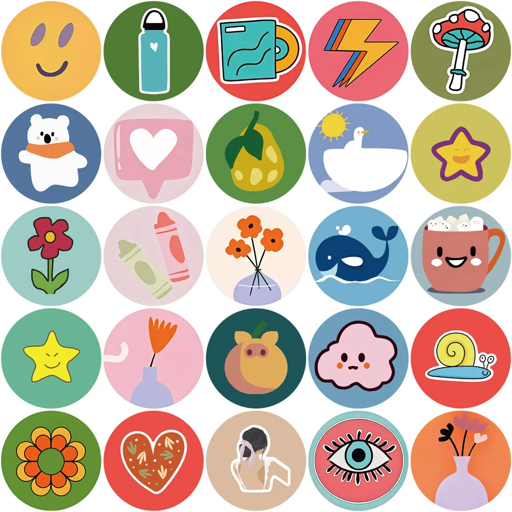 10/50PCS  Fresh Lovely Sunshine Stickers For Waterproof Decal Laptop Motorcycle Luggage Snowboard Fridge Phone Car pegatinas