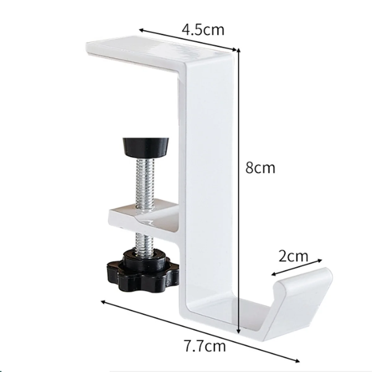 

A002 Регулируемый крючок для края стола, игровая гарнитура, настольная вешалка для хранения рюкзака, подвесной крючок, держатель, органайзер без перфорации, 3 шт.