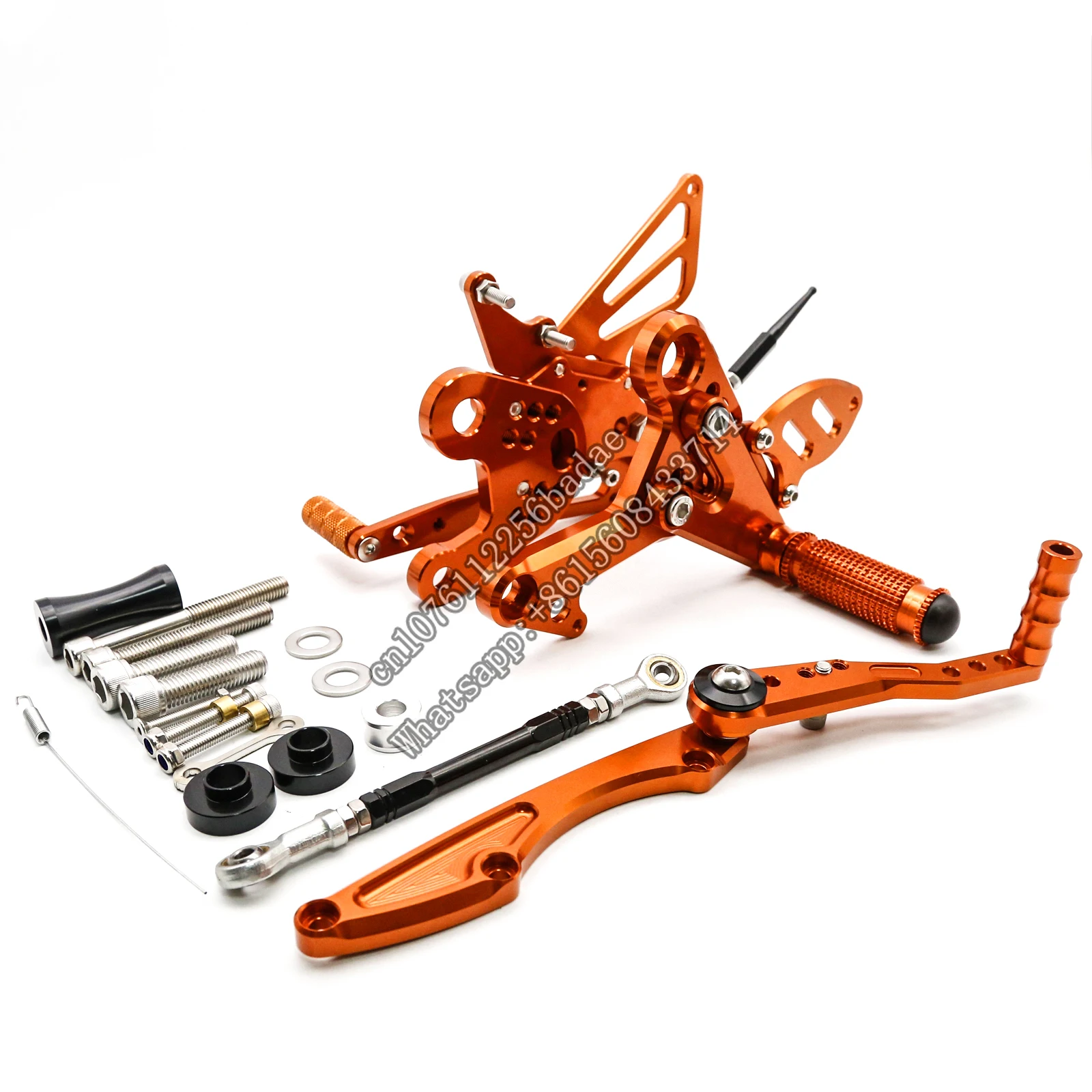 790 cnc aluminum alloy anodized color motorcycle rear sets for ktm