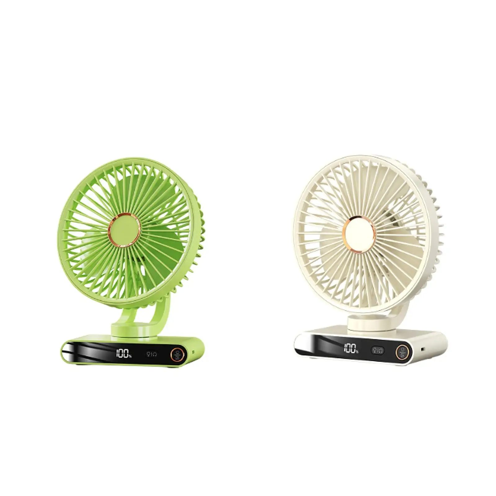 مروحة مكتب محمولة، مروحة تبريد شخصية، متعددة الوظائف، تدفقات هواء قوية، مدمجة