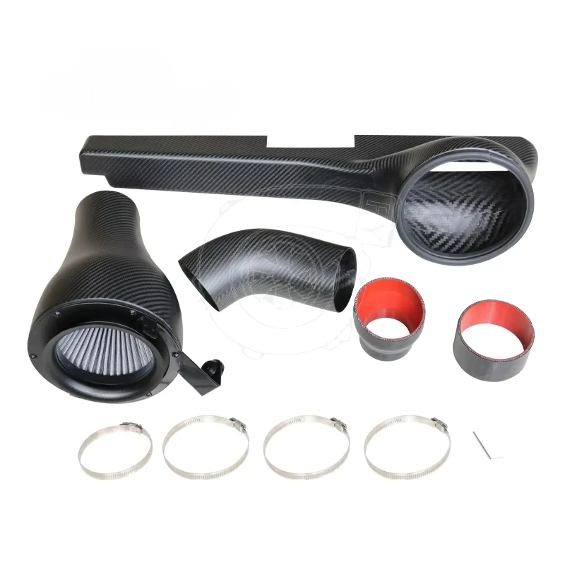 مدخل ألياف الكربون لسيارة VW Golf R GTI GLI MK7/7.5 Audi A3 S3 TT 2015+ أسود مطفي