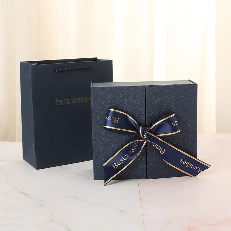 Customized. Box in Stock Wedding Candies Box Wedding Holiday Color Box Box Wedding Bow Box