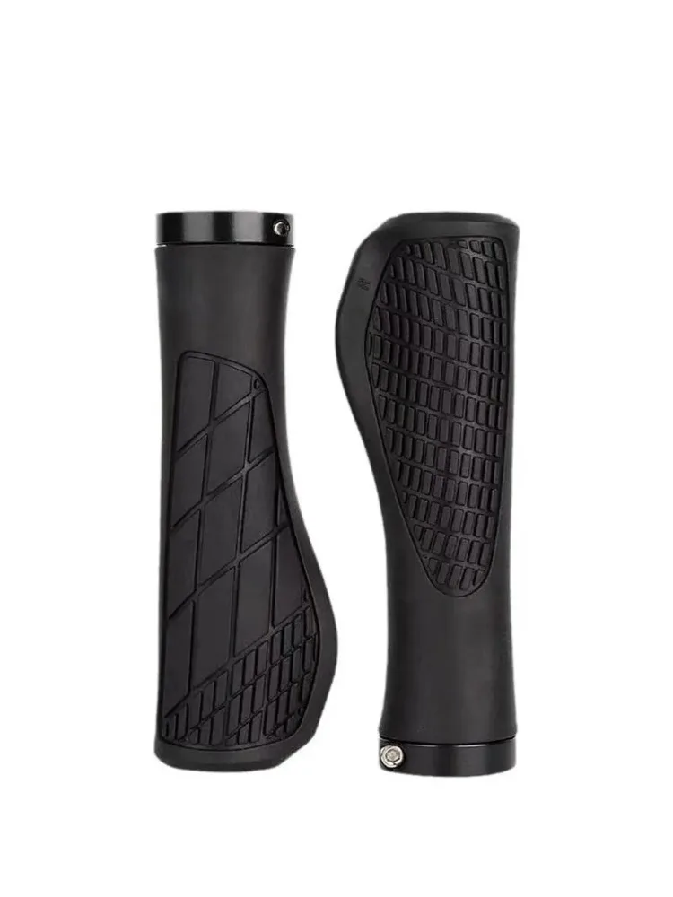 AliExpress NONE 1Pair Mountain Bike Handlebar Grips Anti-skid Comfortable Lockable Bicycle Grips Soft Rubber MTB Bike Grips Cycling Bike Parts