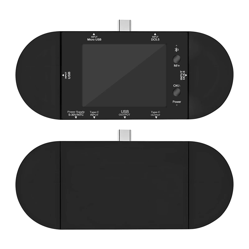 Atorch Voltímetro Digital Amperímetro Banco de Potência Detector de Tensão Volt pd Gatilho Medidor Elétrico Testador Usb Tipo-c 2.4 Ud24