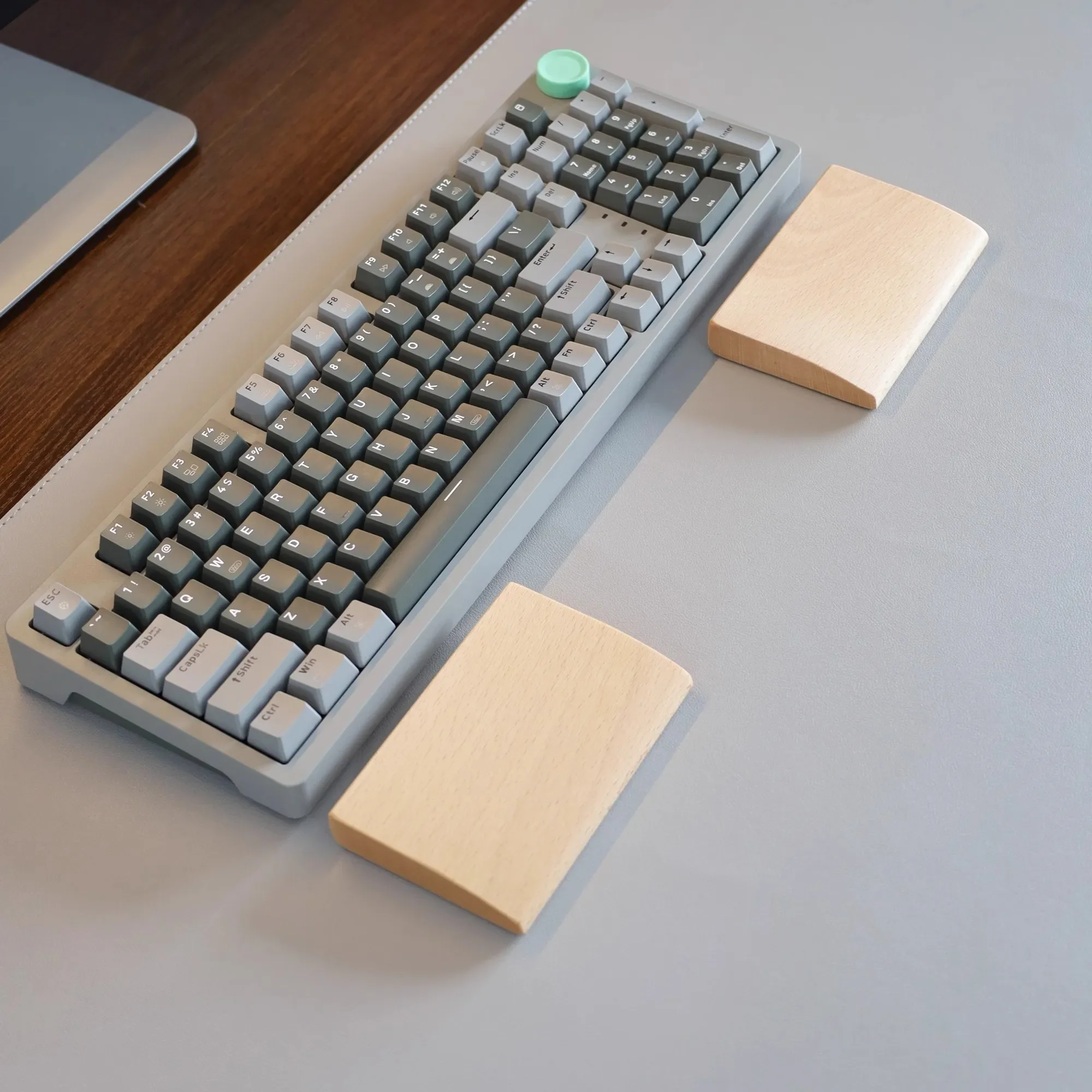 

MiFuny 65% 75% Split Keyboard Hand Rest Custom Single Palm Pad Ergonomic Wrist Rest for Gasket Mechanical Keyboards Accessories