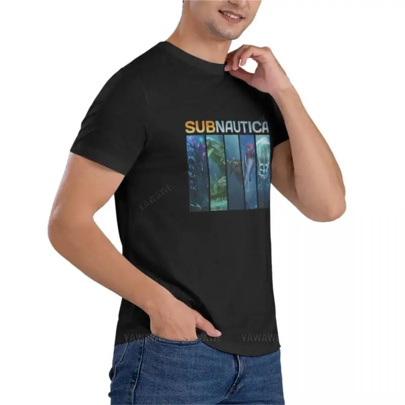 Funny Subnautica Graphic T-Shirt summer top summer clothes brand t-shirt men cotton teeshirt