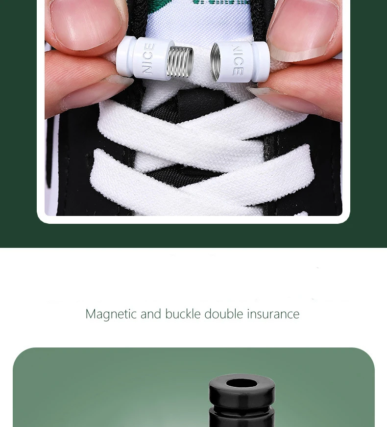Bunte Kapselschnürsenkel ohne Binden, elastische Schnürsenkel für Sneaker, Schnürsenkel ohne Binden für Kinder und Erwachsene, 0,8 cm flacher Schnürsenkel, 1 Paar/2 Paar – Detail 4