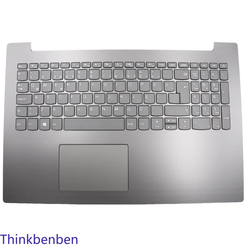 TR Turkish Keyboard Iron Gray Upper Case Palmrest Shell Cover For Lenovo ideapad 330 15 IGM AST IKB 5CB0R16670